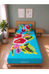 Hand Painted Rayon Bedsheet Set Single Size